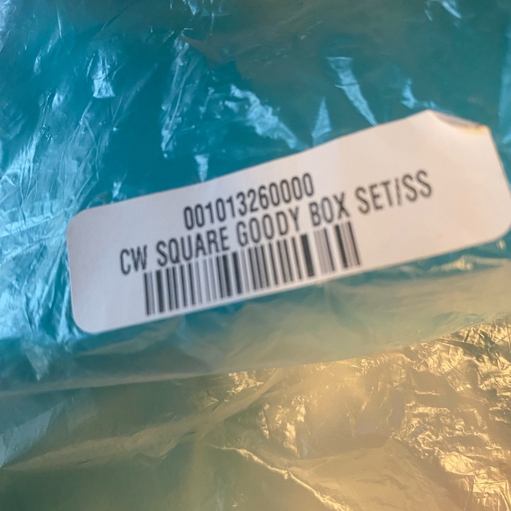 Tupperware Square Goody Box Set